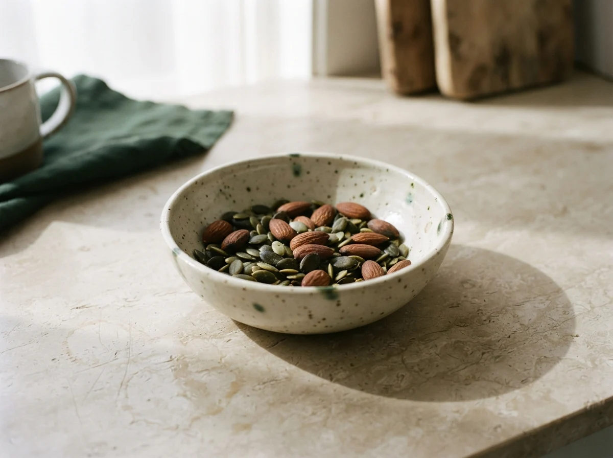 Nötter och frön för B-vitaminer och magnesium